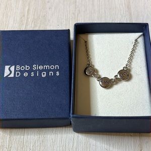 BOB SIEMON FAITH HOPE LOVE NECKLACE BOXED NEW